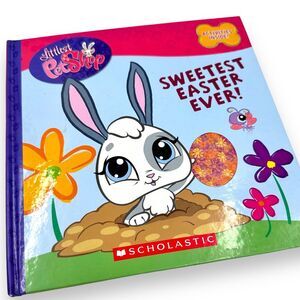 Littlest Pet Shop Sweetest Easter Ever Hardback Book 2008 Holiday Decor Bunny